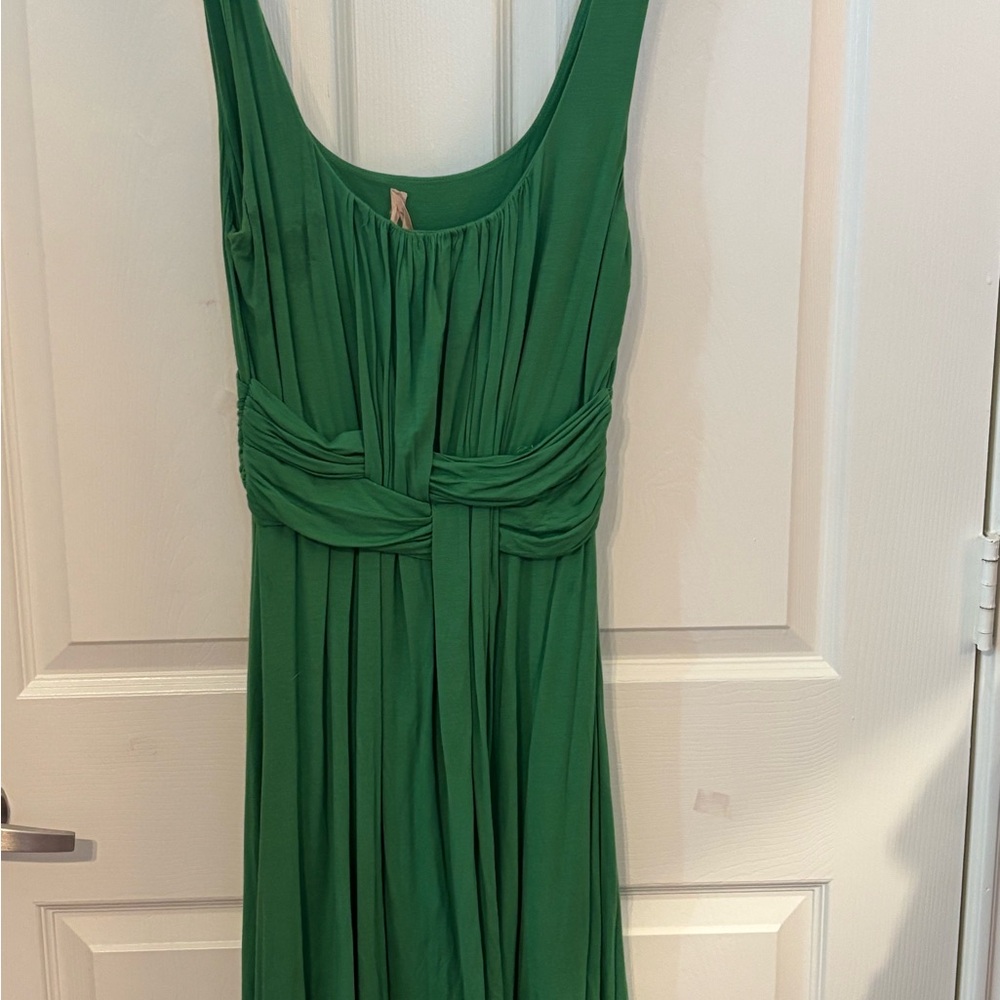 Bailey 44 Elegant Jersey Green Sleeveless Dress